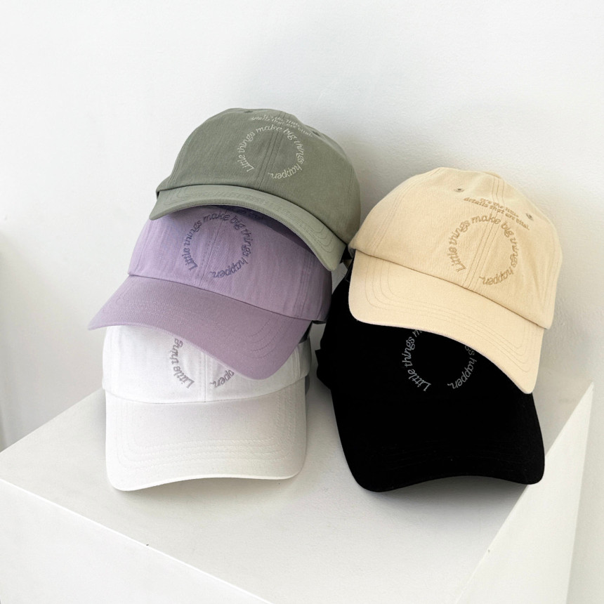 라운드 남자 여자 볼캡 야구모자 5color 상세 이미지 12