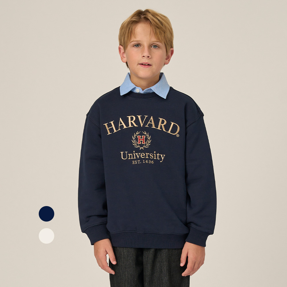 하버드키즈 빅 베이직 맨투맨_B4F102 - 상품 이미지