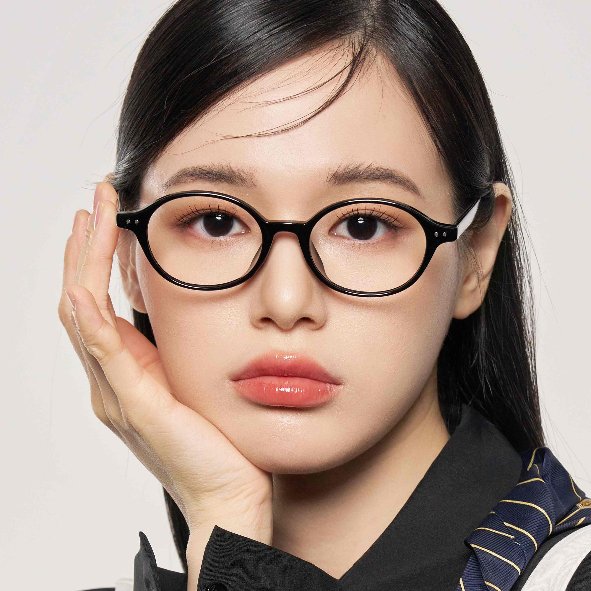 긱시크 안경 얼굴형에맞는 패션 뿔테 블루라이트차단 GIFT 케이스 패키지