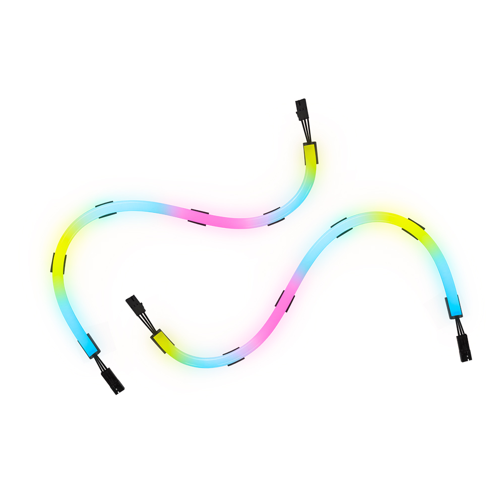 [국내정발] 커세어 LS100 Expansion 350mm RGB 스트립 조명 튜닝 확장킷 - 상세 이미지 4