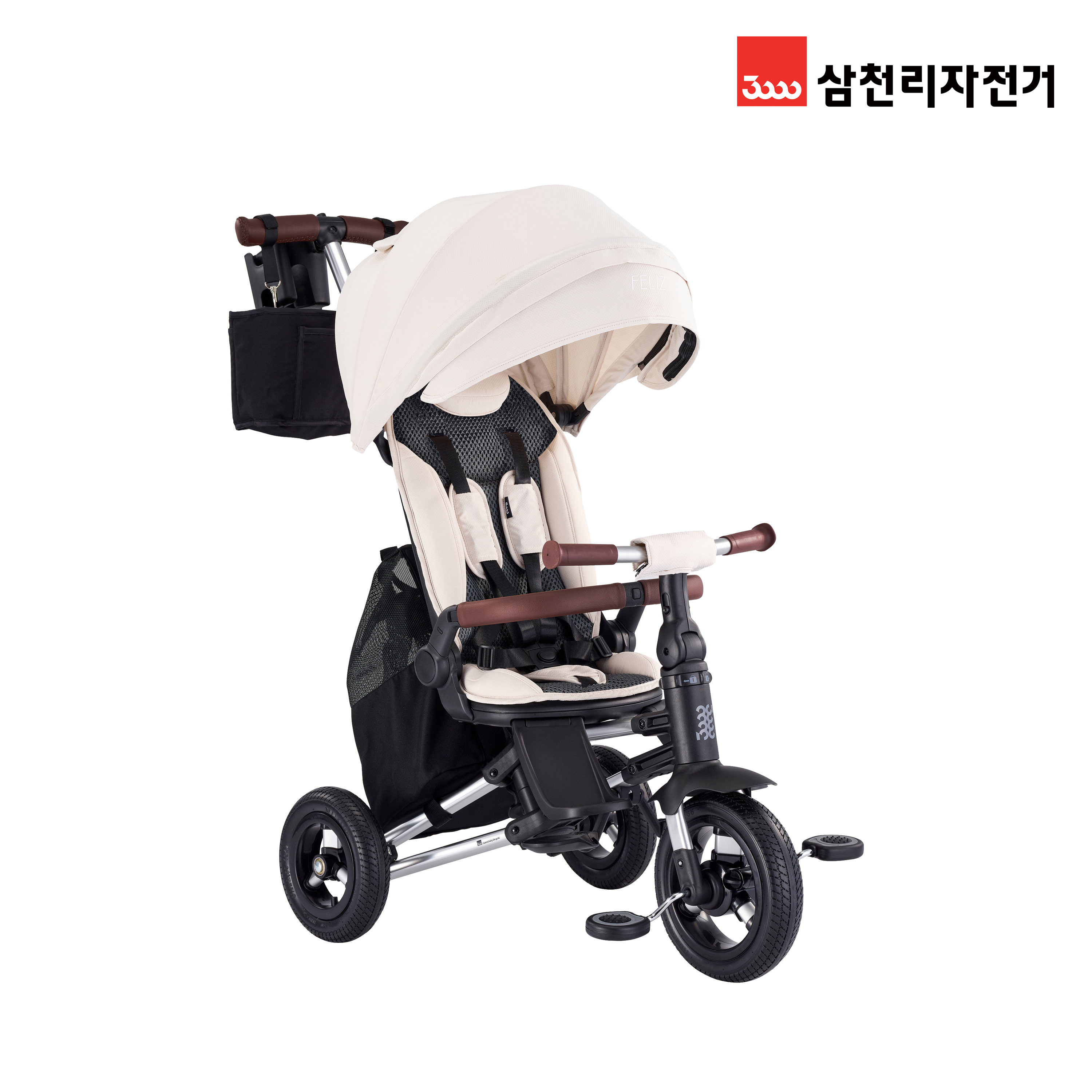 2025 삼천리 펠리즈 - 100% 완조립 가벼운 알루미늄 다기능 어린이 유아용 세발 자전거 - 상세 이미지 2