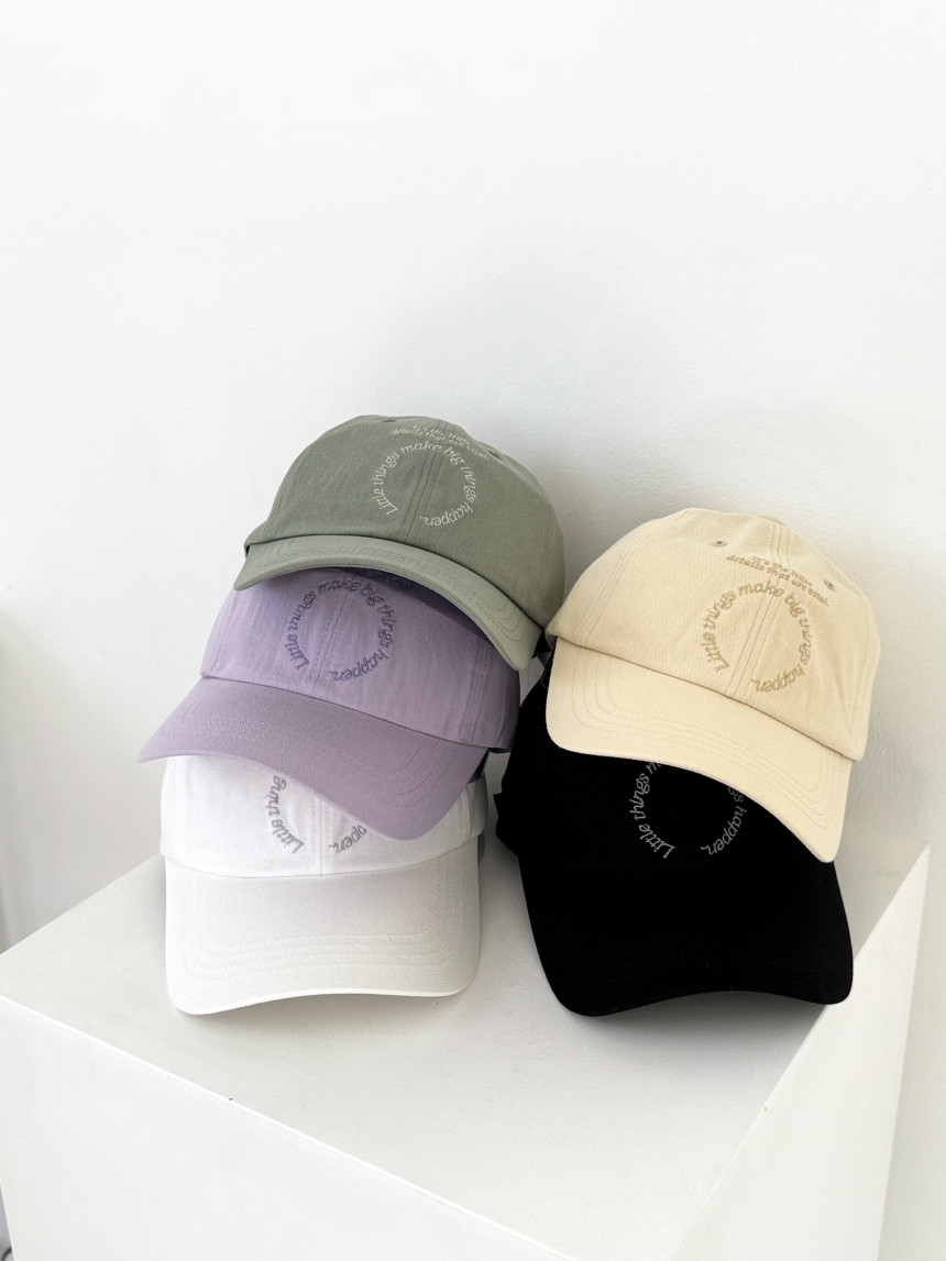 라운드 남자 여자 볼캡 야구모자 5color 상세 이미지 5