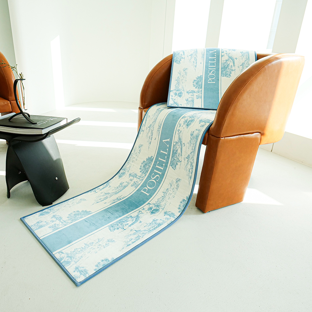 포시엘라 국내산 발매트 주방 욕실 현관 침대 호텔 발매트 뜨왈 블랙 L