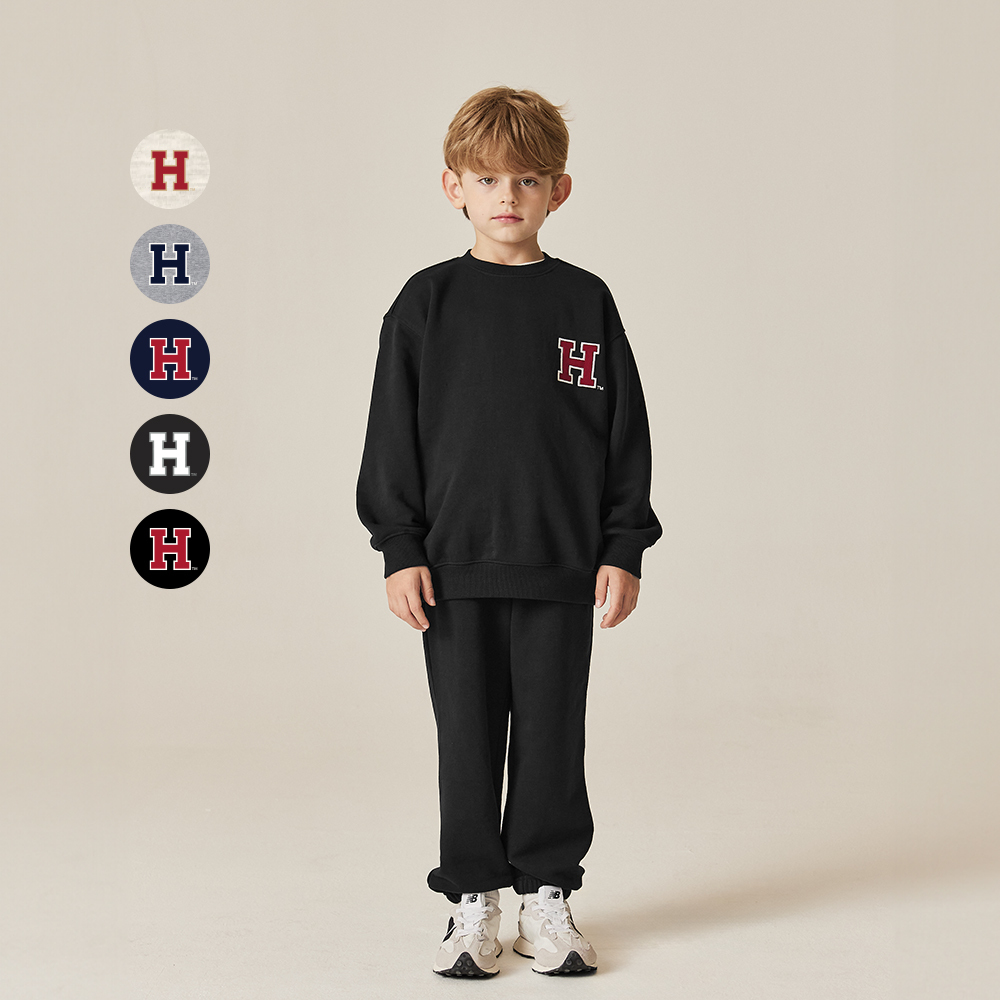 하버드키즈 H로고 스웨트 셋업 HJCRSUZ54801 - 메인 이미지
