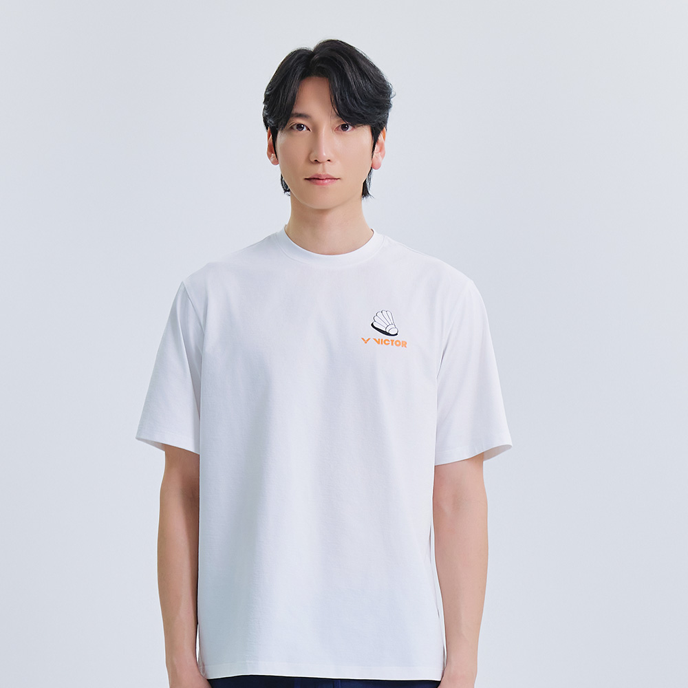 빅터 VICTOR 아울렛 오버핏 반팔 티셔츠 남녀공용 25ATS009U 배드민턴 탁구 스쿼시 스포츠웨어 - 상세 이미지 2