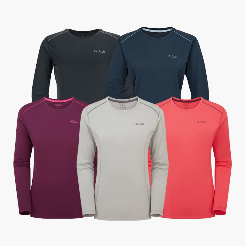 Rab 랩 포스 LS 티 여성용 등산 긴팔 기능성