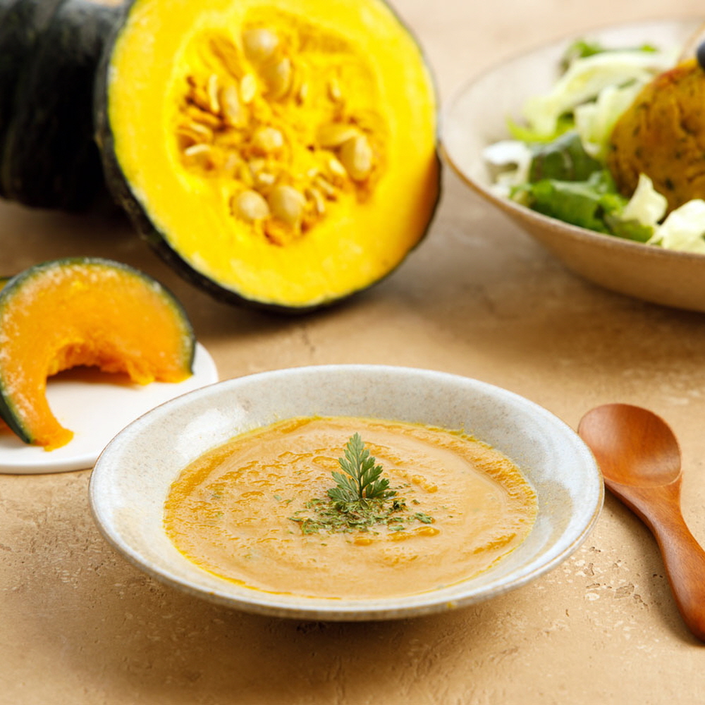 부안 단호박 [ 찐 단호박(냉동,퓨레) 1kg]스프 라떼 호박죽 - 상세 이미지 4