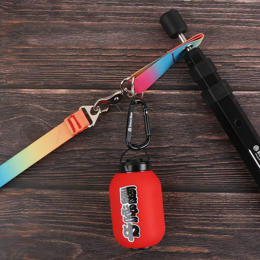 브리즈문 폴대 아일렛 고정 타프 걸이 고리 후크 스트랩 스트링 웨빙 게고리 캠핑 끈 줄 크림슨레드 - 상세 이미지 5