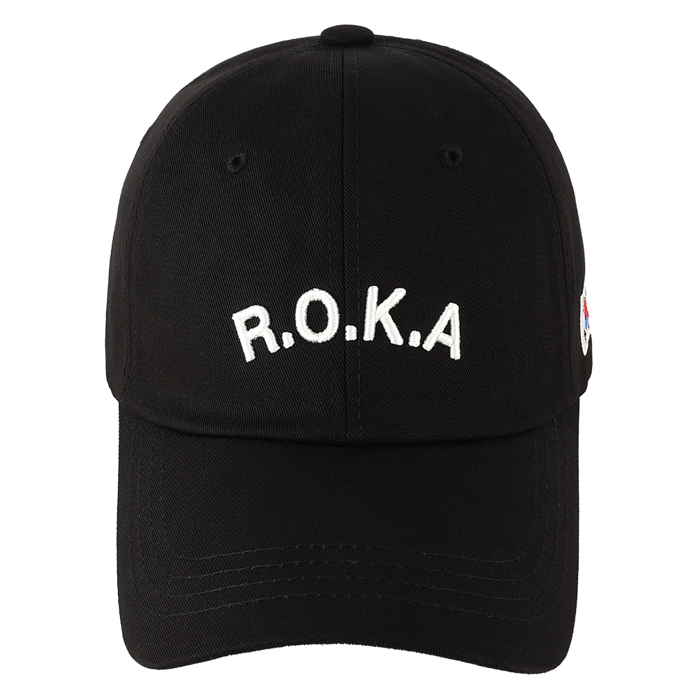 국내제작 ROKA 와펜 레터링 볼캡 대한민국 남자 여자 캡모자 - 상품 이미지