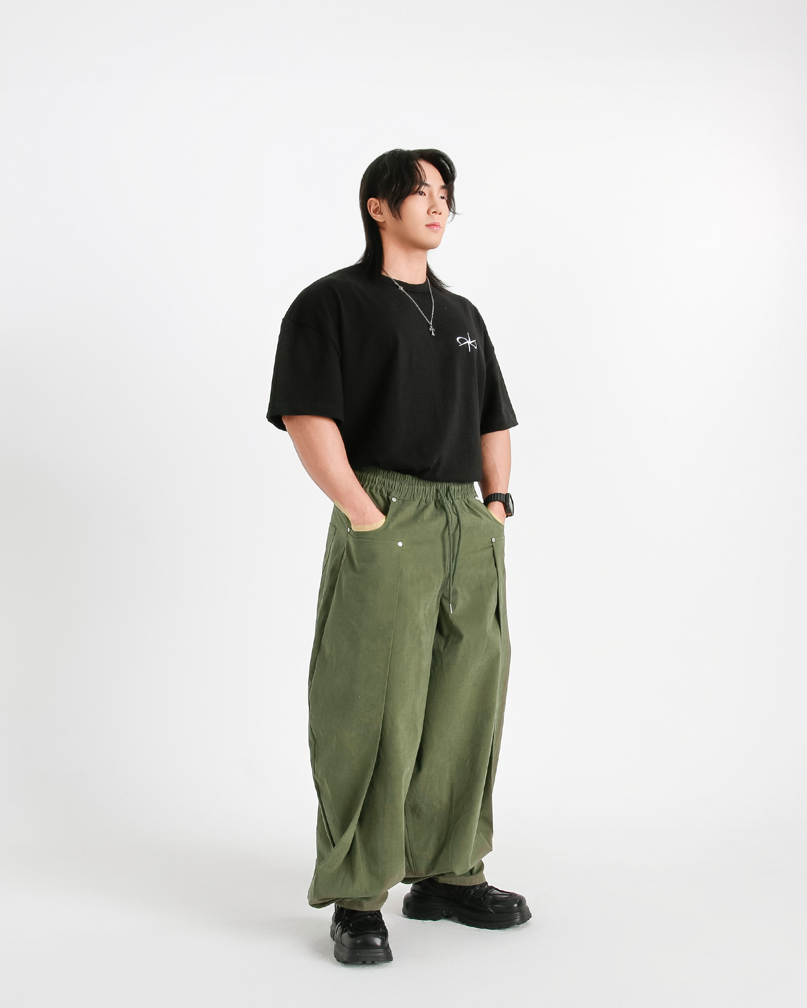 렙시멈 짐웨어, 니들포인트 소프트 터치 트윌 벌룬팬츠 (3Colors) 이미지 6