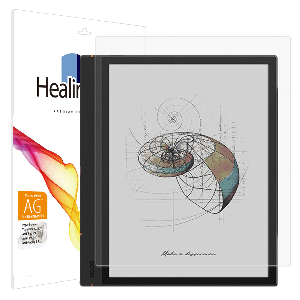 오닉스 북스 노트 에어4 C 항균 종이질감 블루라이트차단 액정보호필름