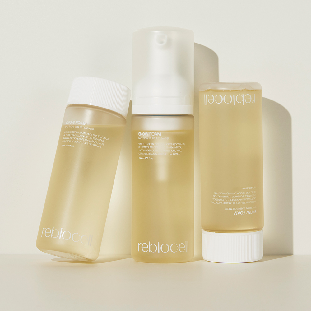 리블로셀 거품 펌핑형 스노우 폼 클렌저 150ml 약알칼리성 당김없는 민감성 세안제 - 상세 이미지 2