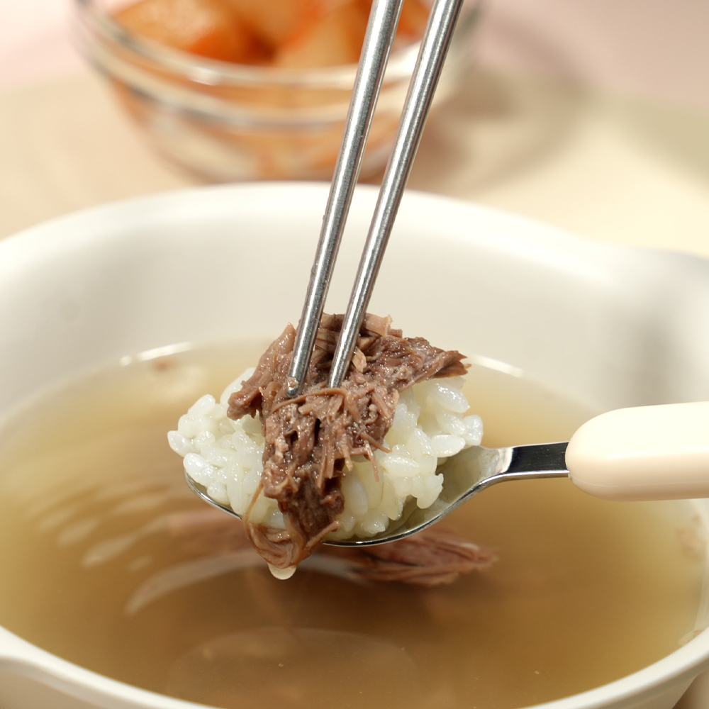 아기반찬 유아식 한우곰탕 아기갈비탕 미소다 한우갈비탕 300g 5개 - 상세 이미지 2