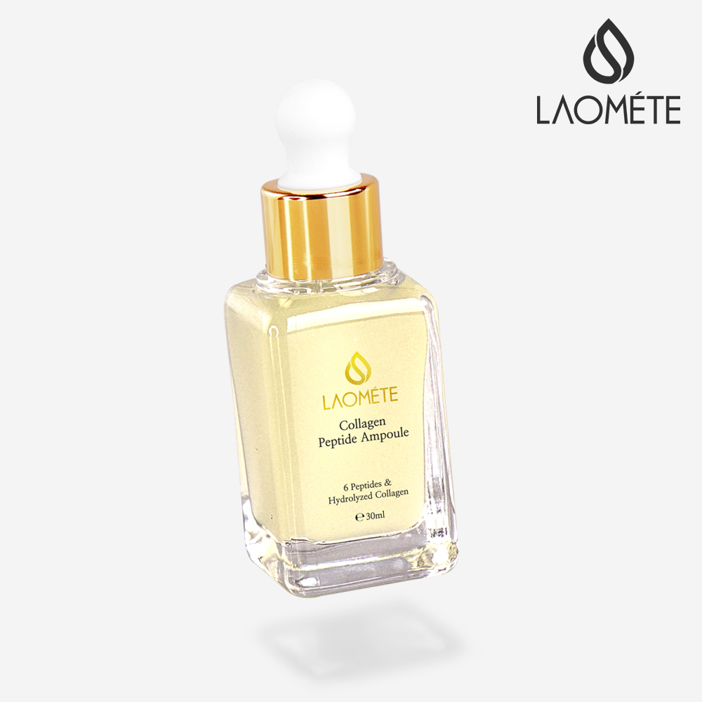 라오메뜨 전설의앰플 30ml 콜라겐 펩타이드 앰플 7일만에 이미생긴 주름 안면 볼 리프팅 수분량 개선 나이아신아마이드 글리세린