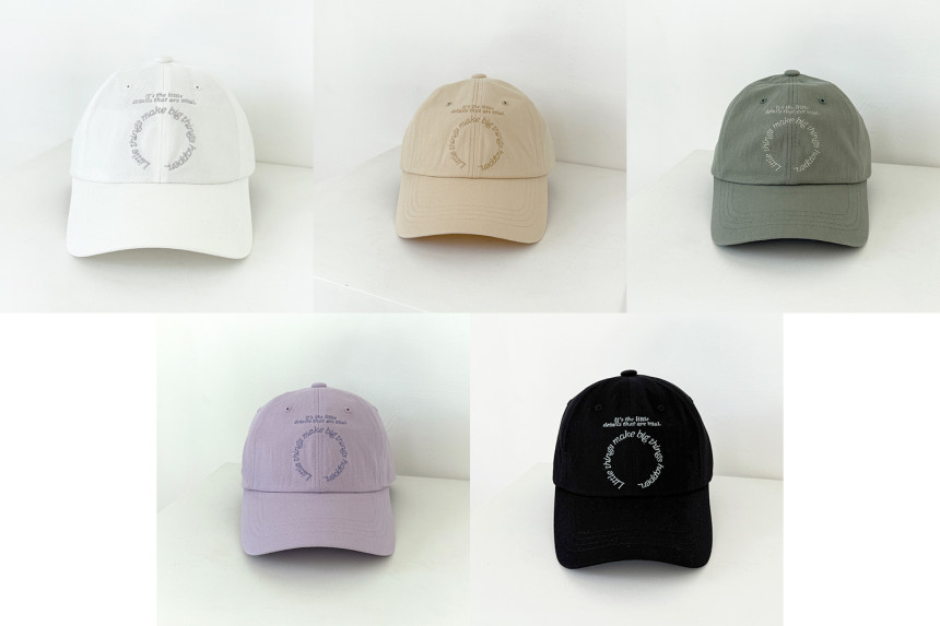 라운드 남자 여자 볼캡 야구모자 5color 상세 이미지 13