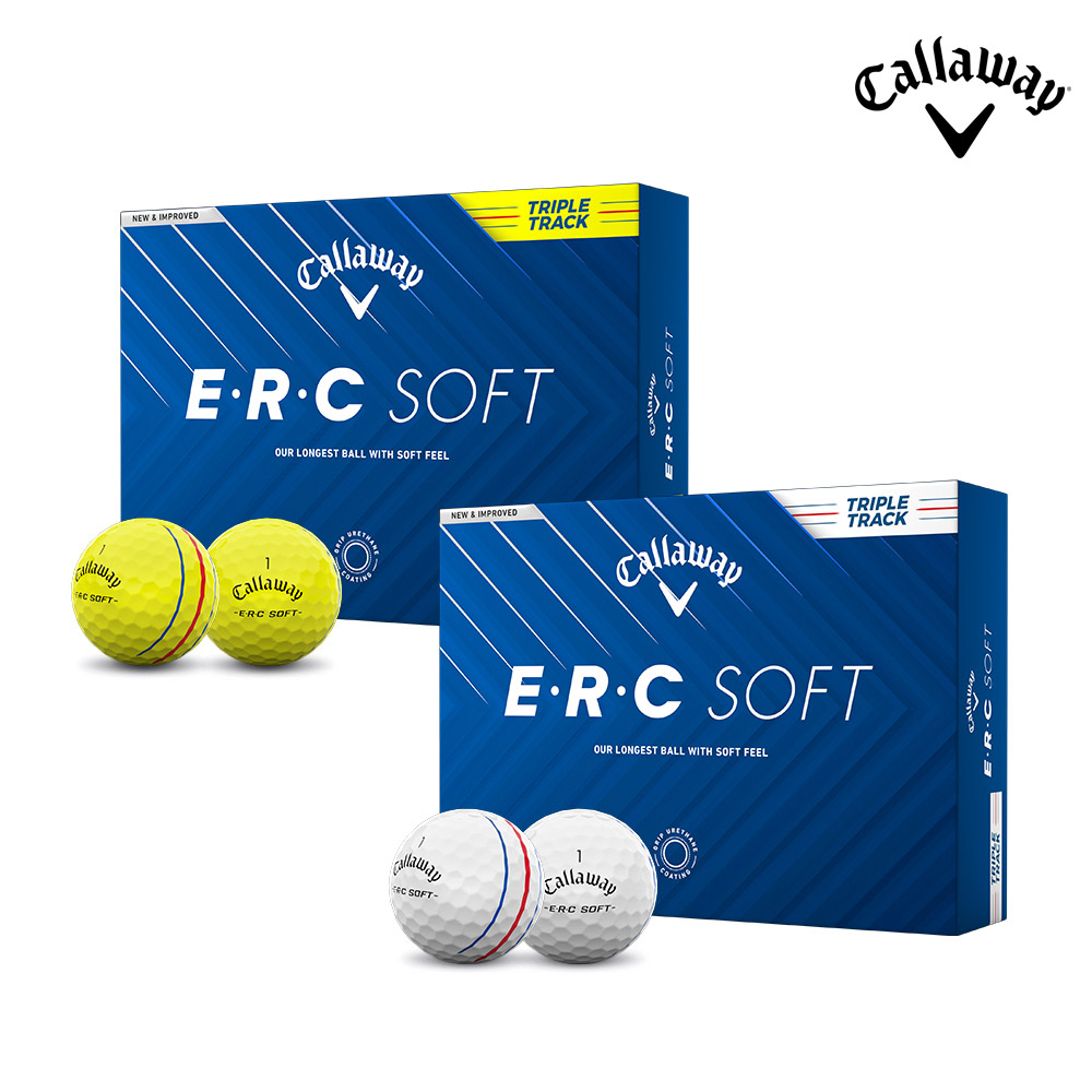 캘러웨이코리아 25년 신상품 ERC 소프트 트리플트랙 3피스 골프공