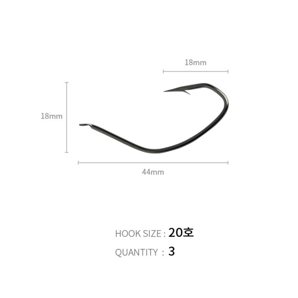 캣츠크로우 외수질 가지채비 20호, 실버 - 상세 이미지 2