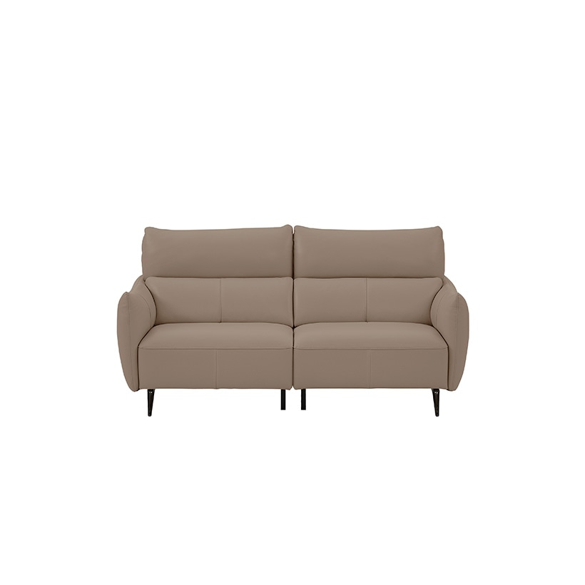 까사미아 루체 가죽소파 스툴미포함, 토프, 3인용