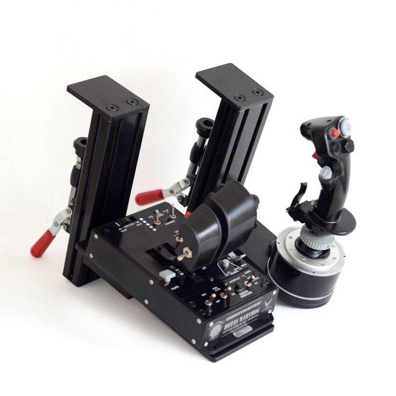비행시뮬레이터 조이스틱 데스크 호타스 워호그 거치대 클램프 thrustmaster hotas warthog A10C 로커 스로틀 브라켓 세트 - 상품 이미지