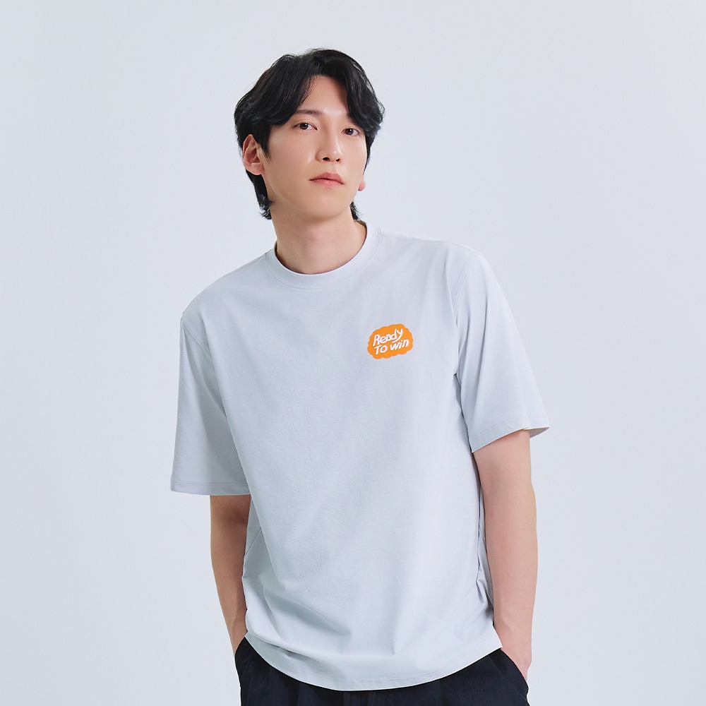빅터 VICTOR 아울렛 오버핏 반팔 티셔츠 남녀공용 25ATS012U 배드민턴 탁구 스쿼시 스포츠웨어 - 상품 이미지