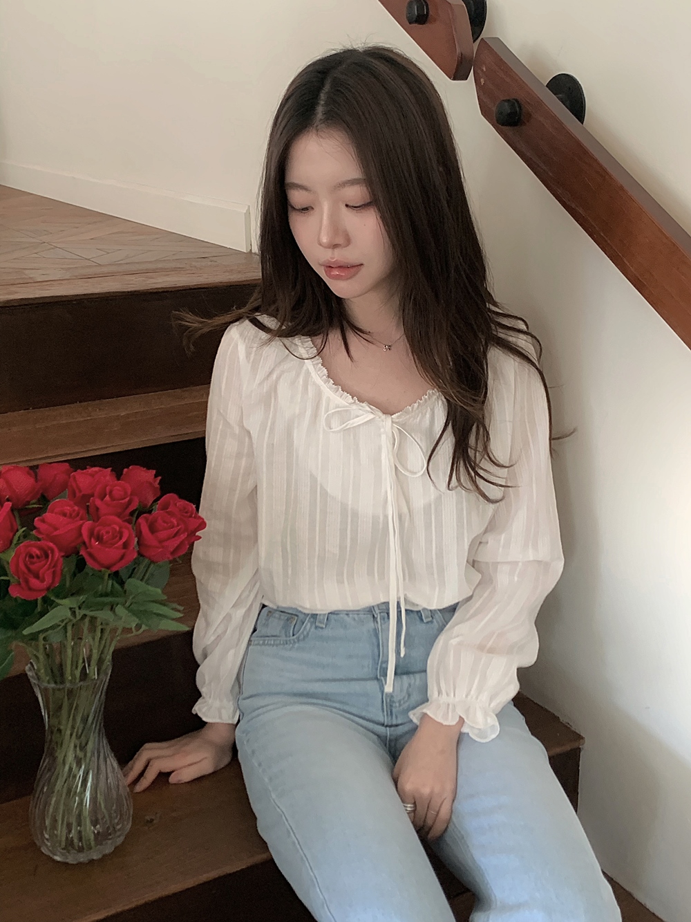 [일자핏데님] 세레티 연청 denim pants 상세 이미지 13