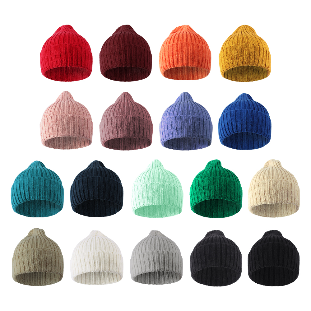 국내제작 쫀쫀 코튼 데일리 롱비니 남자 여자 니트 모자