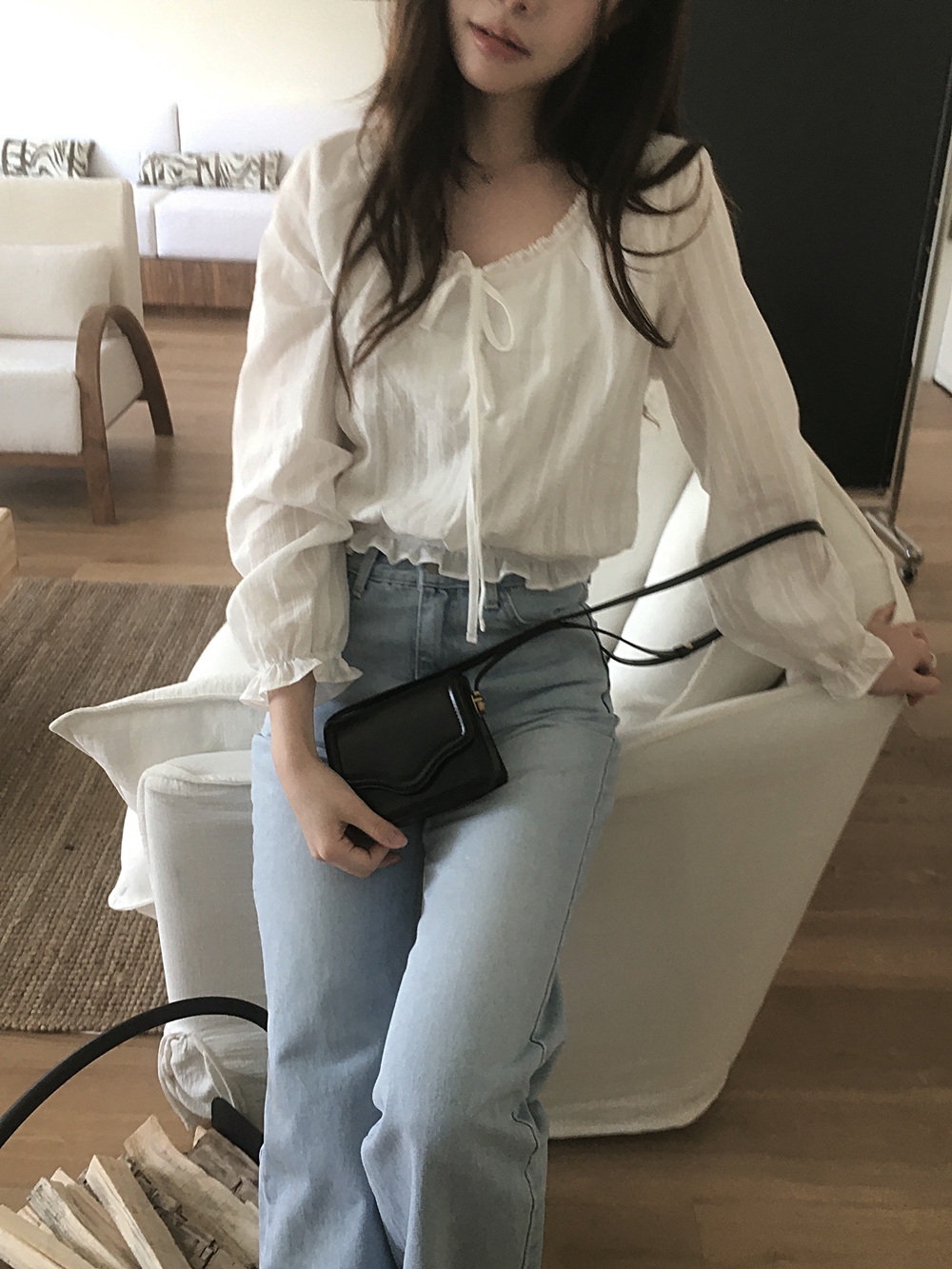 [일자핏데님] 세레티 연청 denim pants 상세 이미지 16