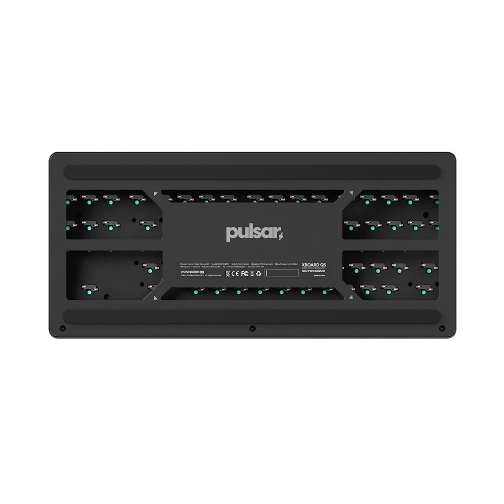 펄사 First Edition XBOARD QS 게이밍 키보드 블랙, 카일 박스 아이스 민트 V2, 50g - 상세 이미지 5