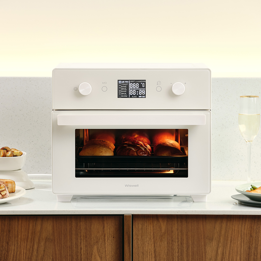 위즈웰 스텐 오븐형 에어프라이어 삼겹살 전기 오븐기 생선 구이 가정용 고구마 GL20C