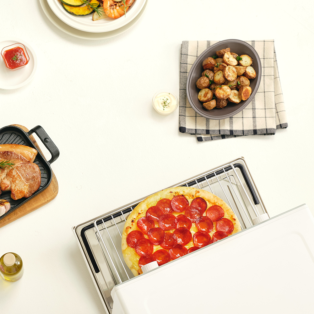 위즈웰 스텐 오븐형 에어프라이어 삼겹살 전기 오븐기 생선 구이 가정용 고구마 GL20C