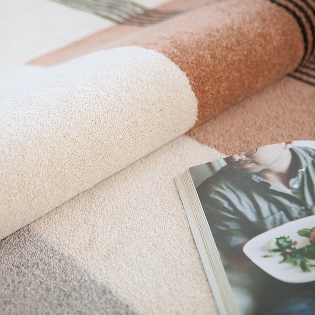 [밀라노] 수입 러그 거실 카페트 고급 북유럽 사계절 인테리어 핑크160x230