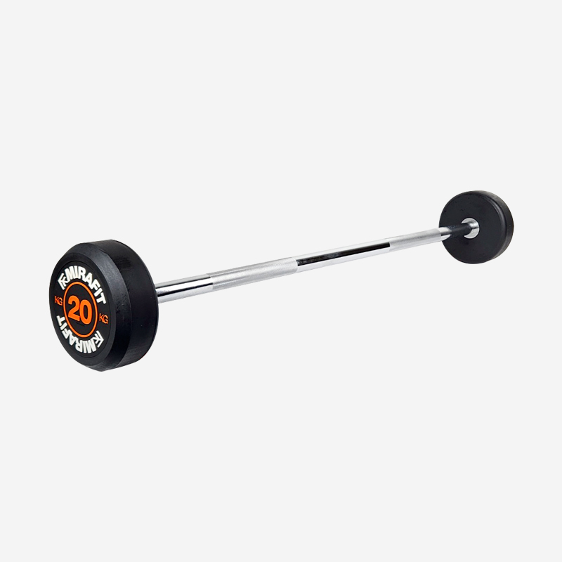 미라핏 고정식 고정 바벨 세트 직선바 20kg, 1개 - 메인 이미지