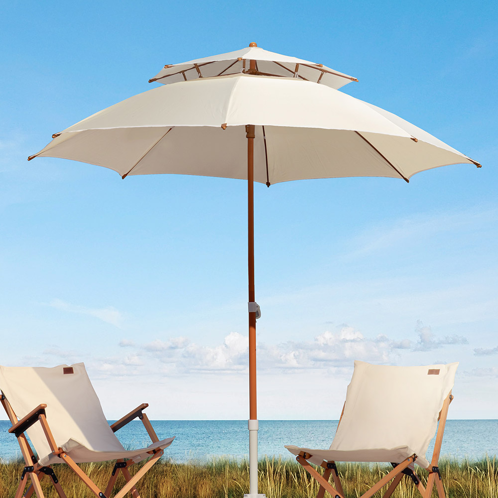 로티캠프 파라솔 대형 캠핑 낚시 비치 휴대용 야외 해변 접이식 카페 PS270-B