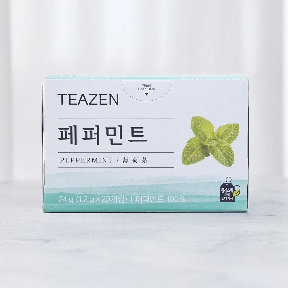 메가마트 티젠 페퍼민트 허브차 1.2gx20입 - 메인 이미지