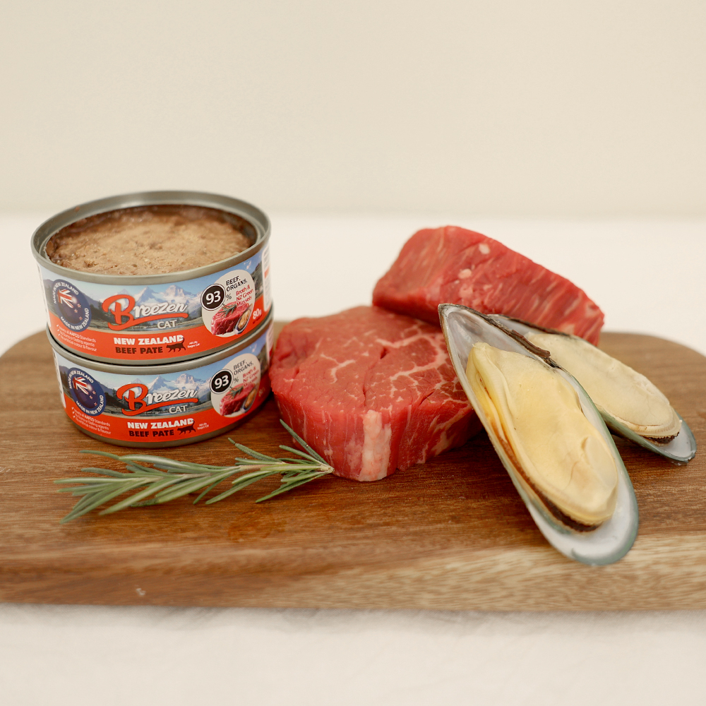 브리젠 뉴질랜드산 전연령 고양이 주식캔 습식사료 파테 비프, 80g, 12개 상세 이미지 3