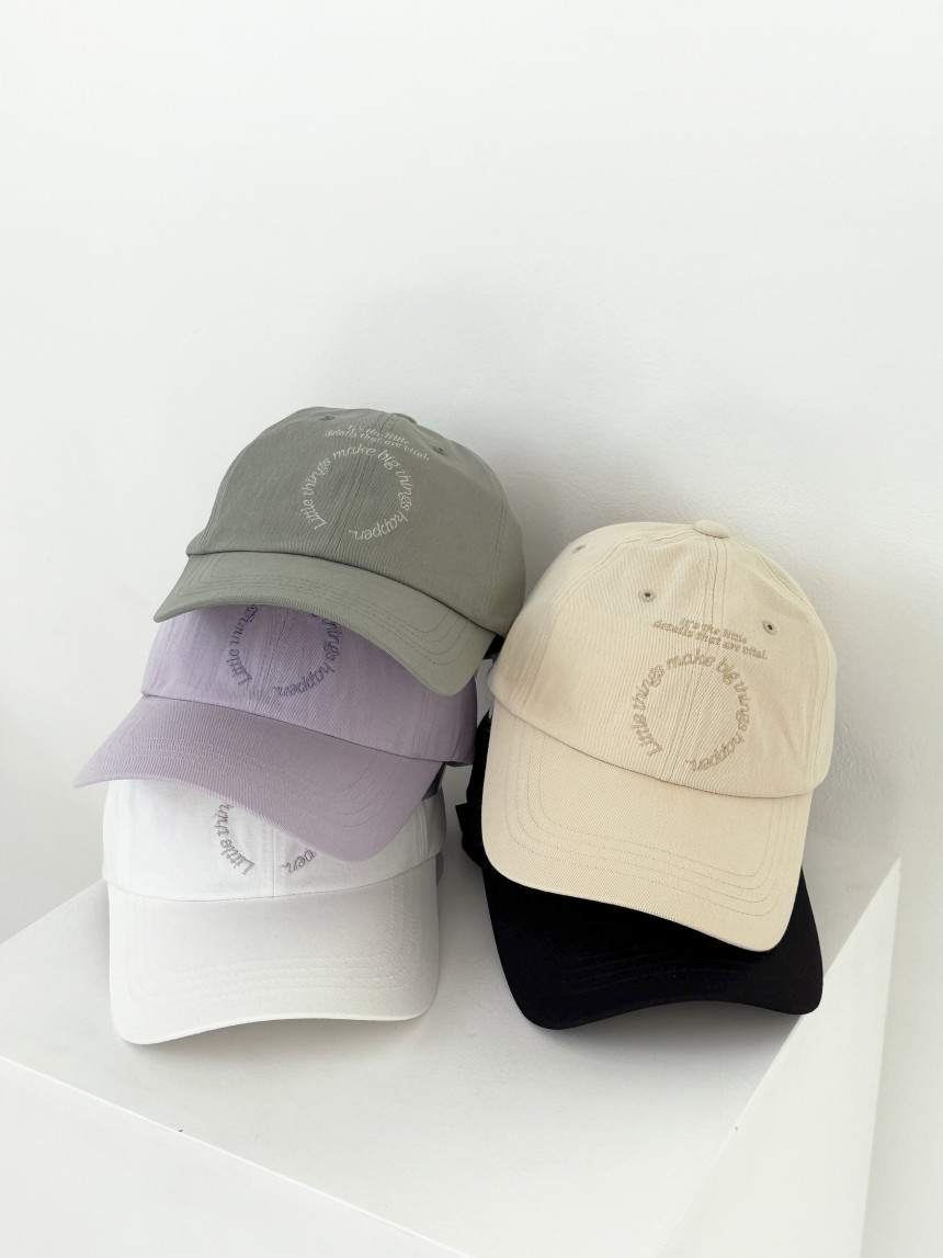 라운드 남자 여자 볼캡 야구모자 5color 상세 이미지 3