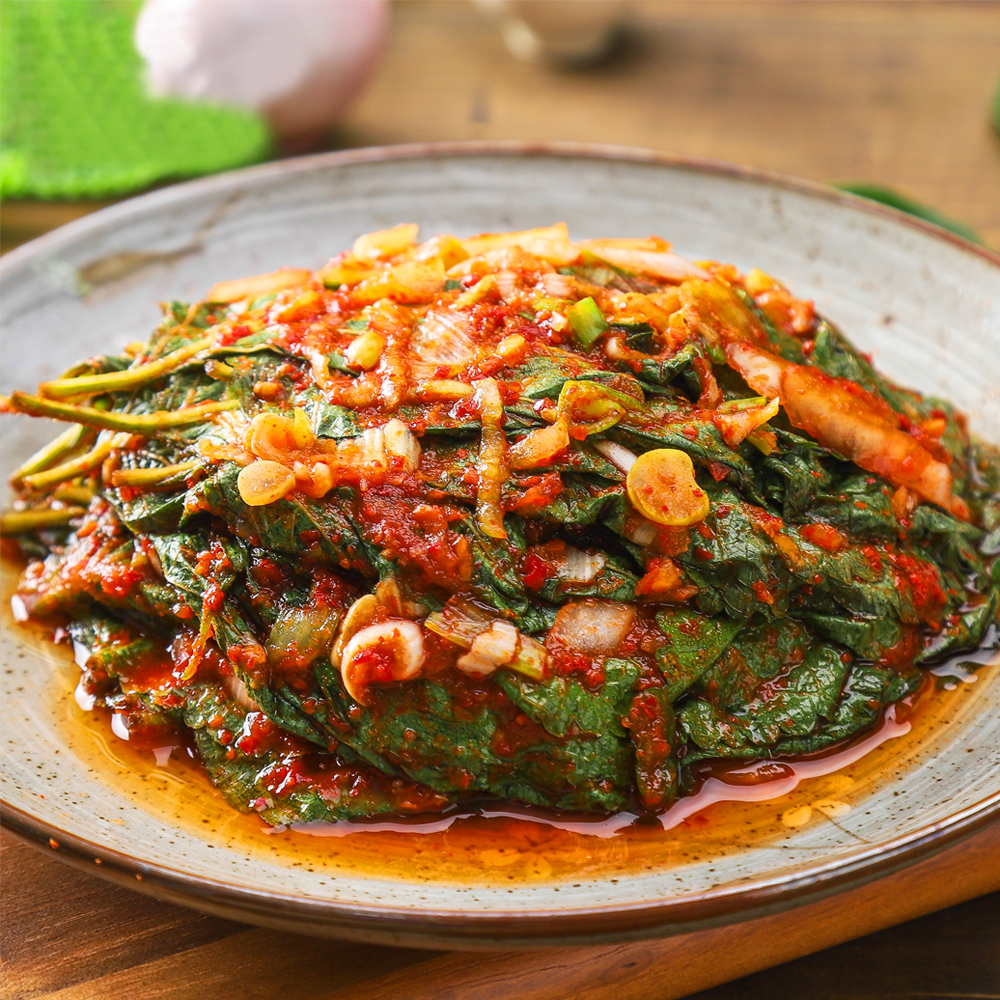 [아침10시이전 당일출고] 김치대통령 깻잎김치 밥도둑 깔끔 맛 국내산 고춧가루 사용 1kg, 1개 - 상세 이미지 2