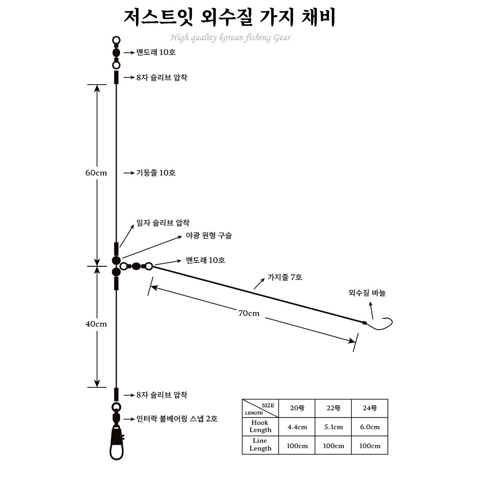 캣츠크로우 외수질 가지채비 22호, 실버 - 상세 이미지 4