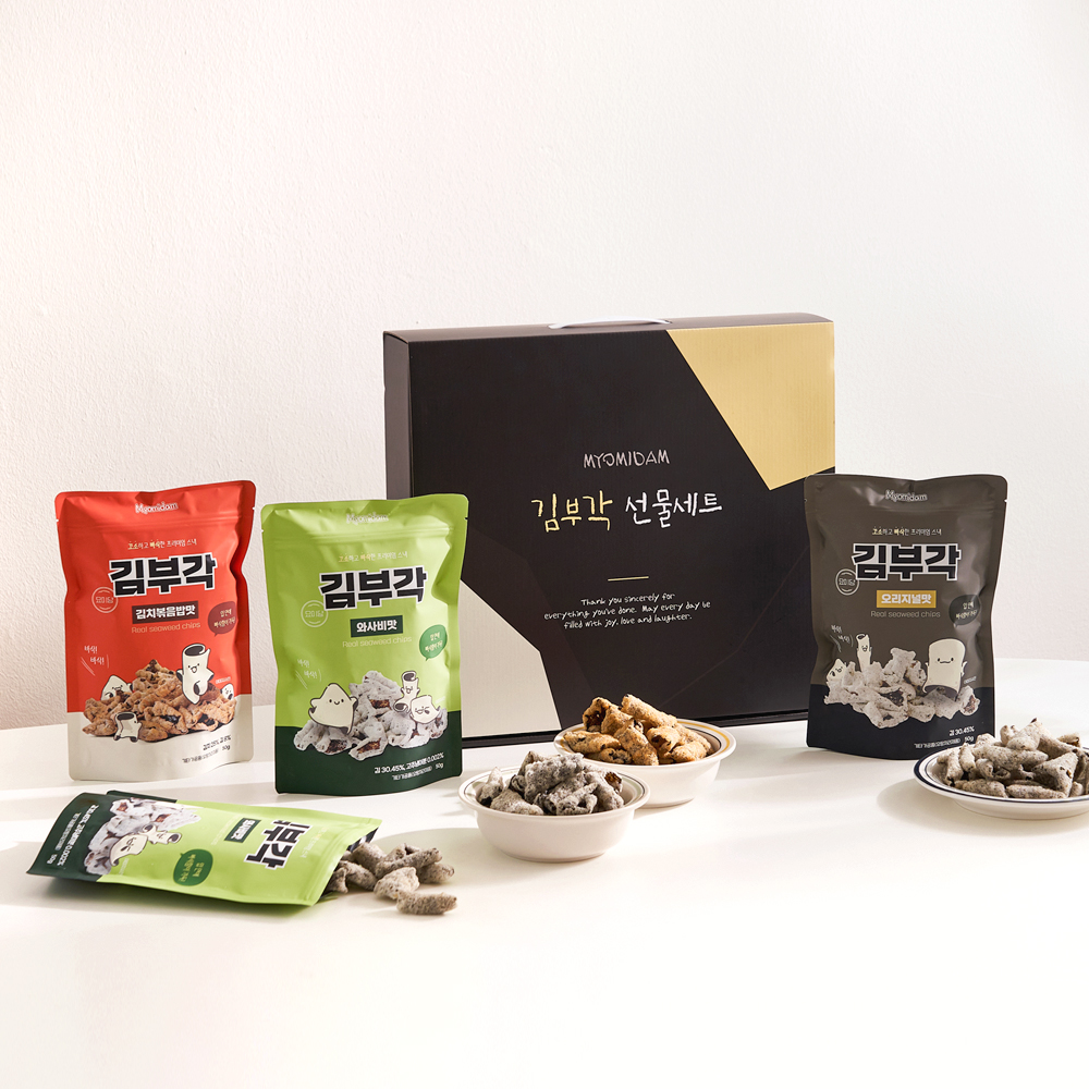 묘미담 찹쌀 김부각 선물세트 50g (6개입)
