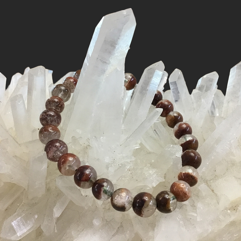 수정사 - 천연원석 녹수정 그린팬텀 가든수정 정원수정 팔찌 7.5~7.8mm : 수정사 온라인몰