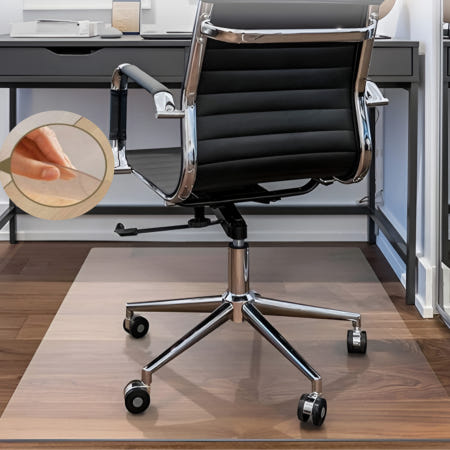 투명 의자매트 바닥보호 컴퓨터 체어 패드 바퀴자국 장판 긁힘 소음 방지 매트