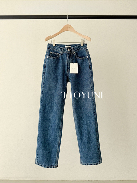 (당일) 온스 OUNCE 노어 진청 데님 바지 팬츠 일자핏 떠유니 상세 이미지 2