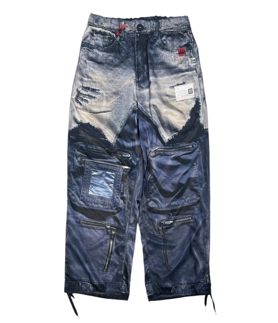 메종미하라야스히로 PARACHUTE PANTS 타타 패러슈트 팬츠 C14PT403 - 상품 이미지