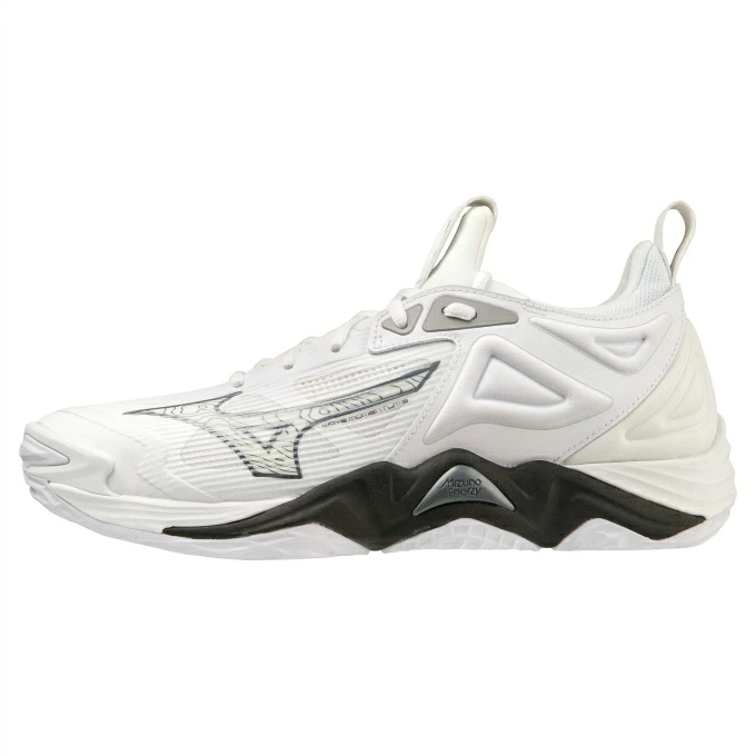 미즈노 MIZUNO Wave Momentum 3 배드민턴화 V1GA2312 화이트 - 상품 이미지