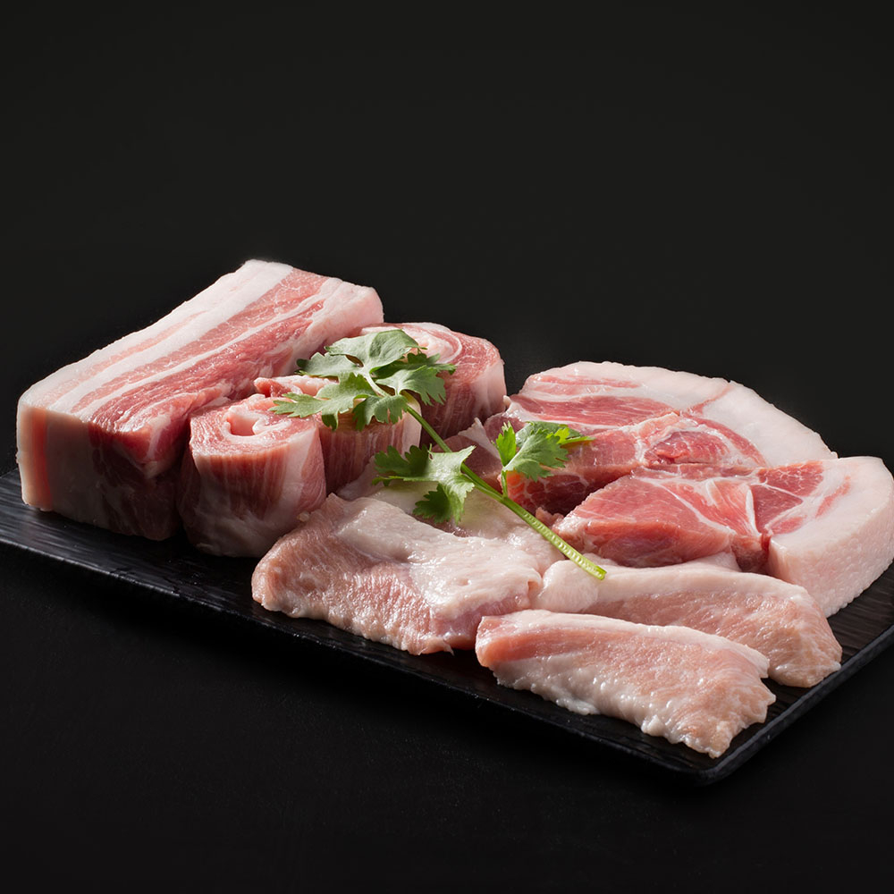 수입산 냉동 삼겹살 500g + 항정살 500g 돼지고기 구이용 1kg, 1개