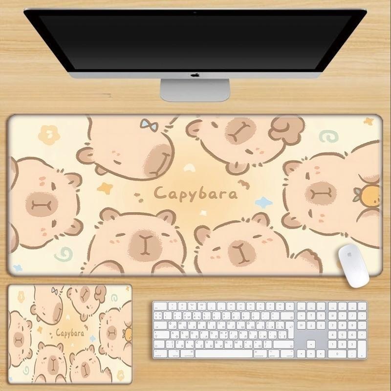 카피바라 마우스패드 동물 컴퓨터 데스크 키보드 장패드 매트 캐릭터 책상 게이밍 - 상품 이미지