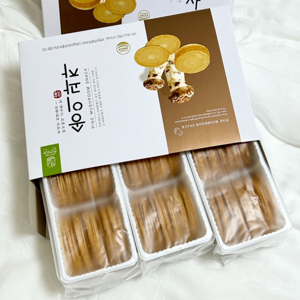 고급 송이 전병 과자 부드러운 요양원 간식 할머니 어르신 옛날 건강 쿠키 선물 세트 - 상세 이미지 3