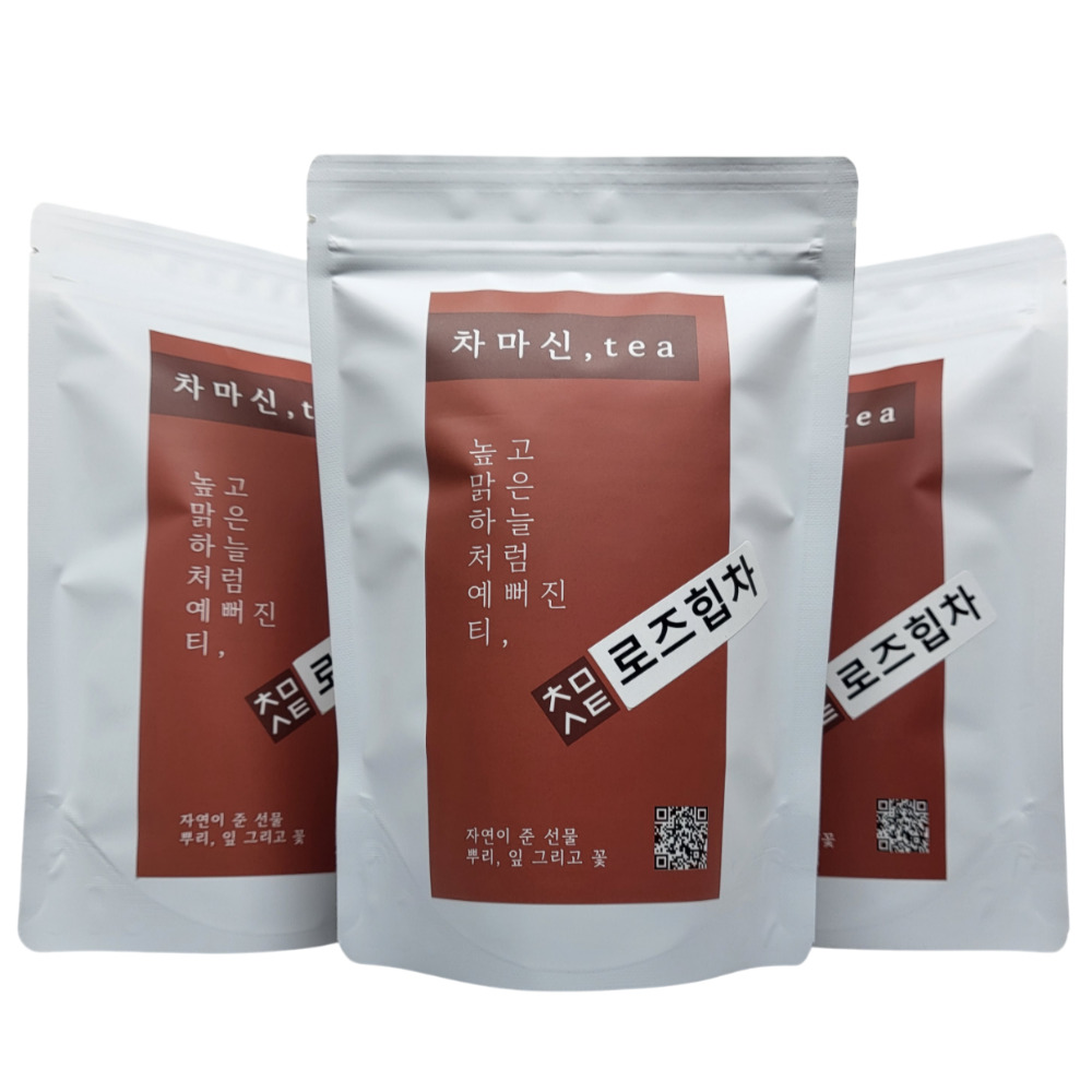 [150티백] 로즈힙차 티백 로즈힙티 카페인없는티 50개입, 3개