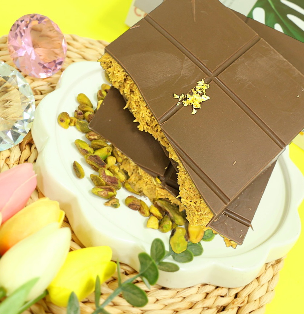 수제 두바이초콜릿 피스타치오 카다이프 선물 세트 다크 초콜릿 300g