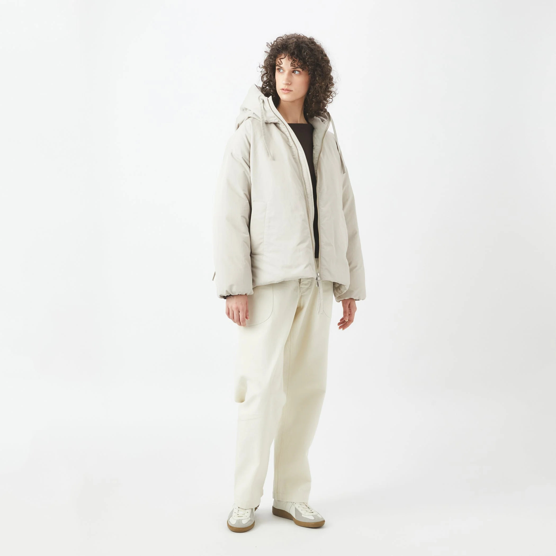 오르치발 ORCIVAL Taffeta 패딩 후드 다운 재킷 3컬러 - 상세 이미지 4